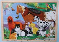 Melissa & Doug ANIMAL PETS 24pc Wooden Puzzle